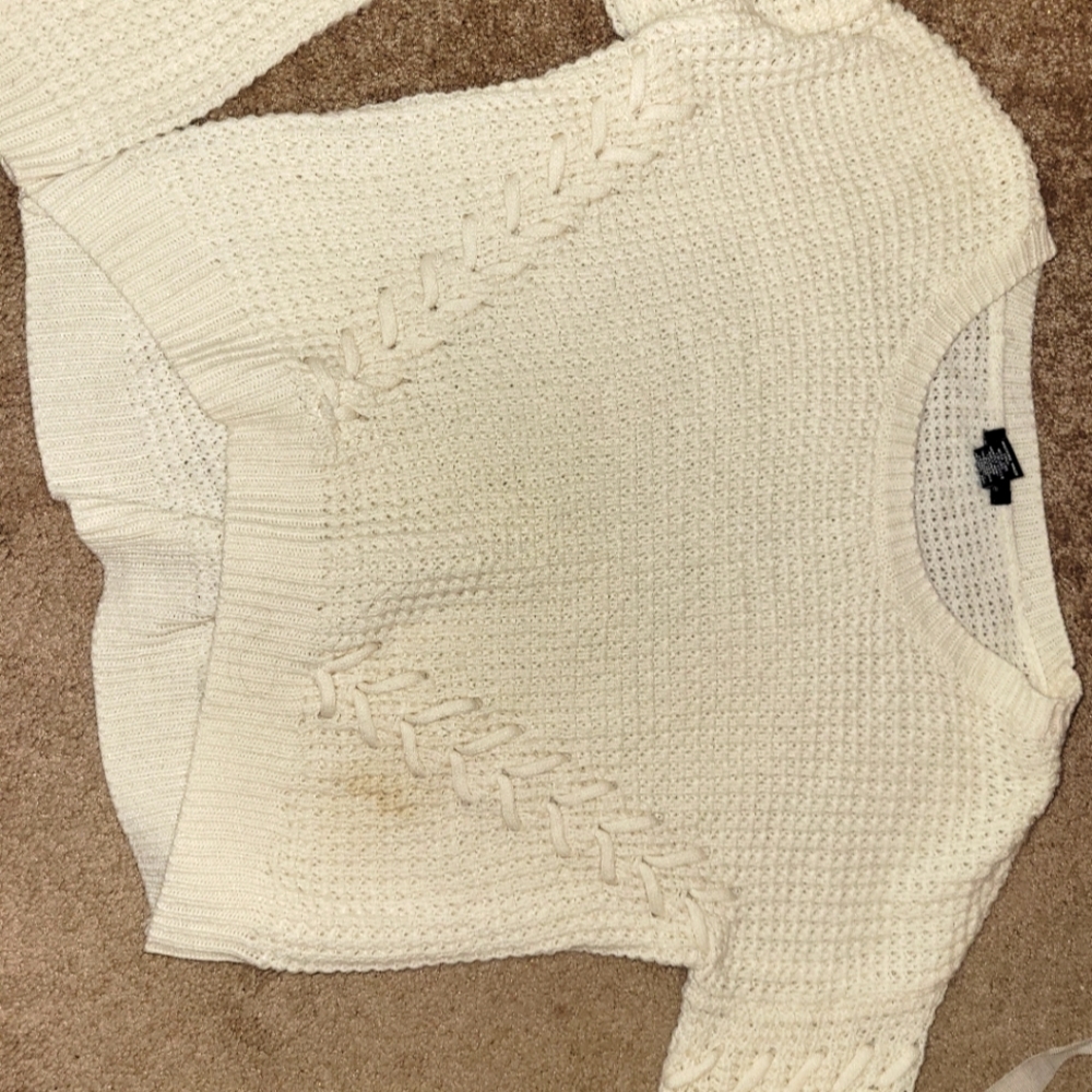 White sweater